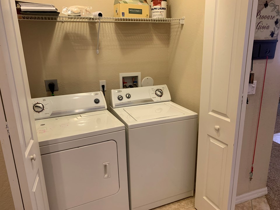 full size washer and dryer